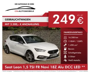 Seat Leon 1,5 TSI FR Navi 18Z #RATE ab 249,-€/Monat
