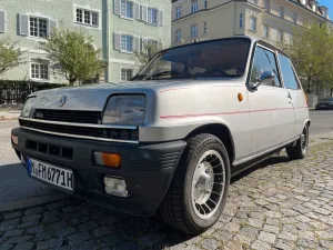 Renault 5 Alpine Turbo Silber H-Kennzeichen 