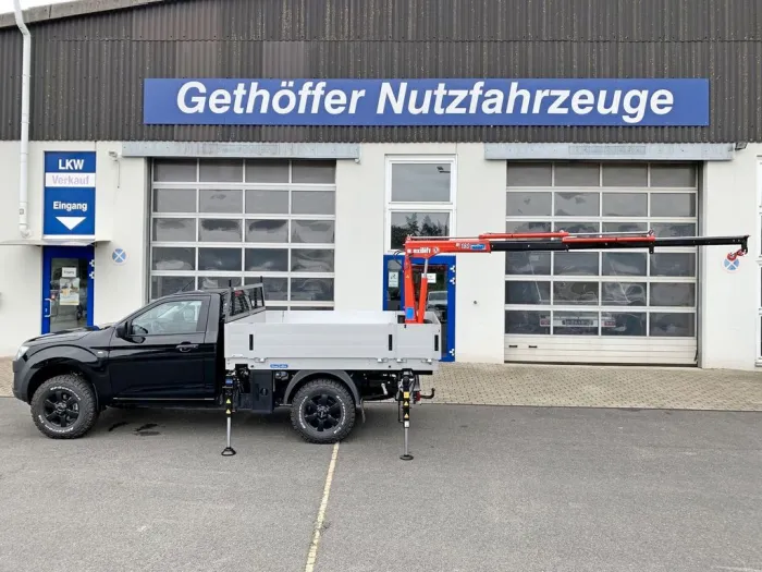 Isuzu D-Max Single Cab 4x4 L + Kran +Pritsche