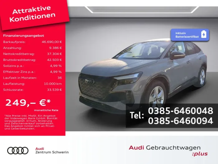 Audi Q4 Sportback 50 e-tron quattro 220 kW