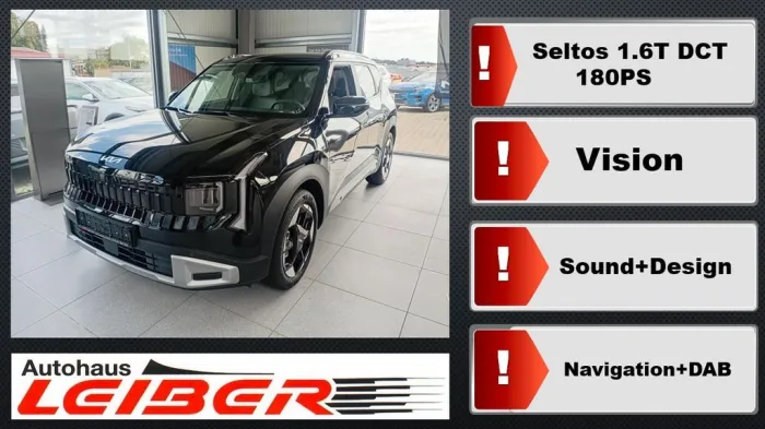 Kia SELTOS 1.6T 180 DCT VISION SD+NAV+DS
