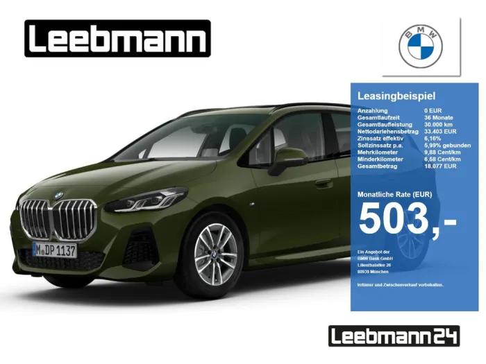 BMW 223d xD Aut. M-Sport AHK/GSD Finanzierung ab 0,4
