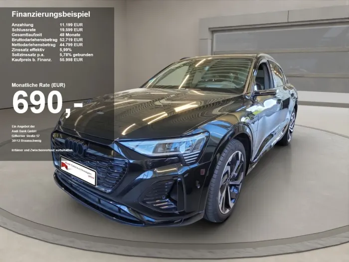 Audi Q8 e-tron Sportback 55 quattro S-Line Pano AUT
