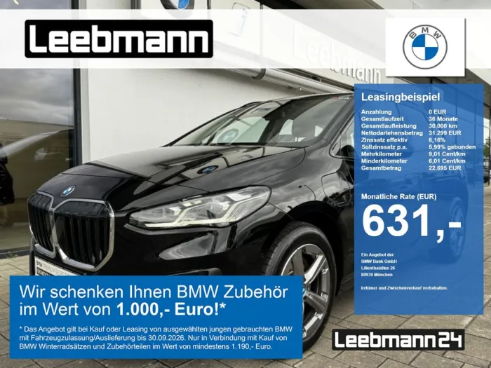 BMW 230e xDrive Active Tourer Finanzierung ab 0,49%