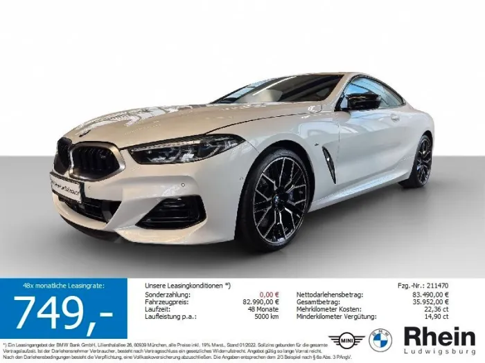 BMW M850i xDrive Coupé Laser Park/DrivAsPro