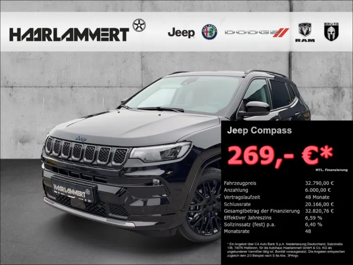 Jeep Compass S 4WD PHEV PANORAMA+PDC+KAMERA+SHZ+CARPL