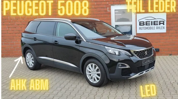 Peugeot 5008 LED AHK Memory Teilleder 8 x Alu