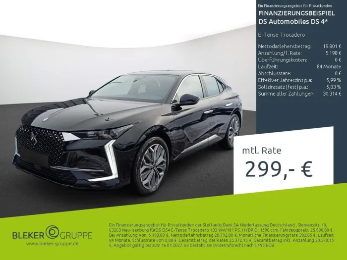 DS Automobiles DS4 E-Tense Trocadero