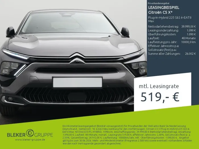 Citroën C5 X Plug-In-Hybrid 225 S&S ë-EAT8 Max