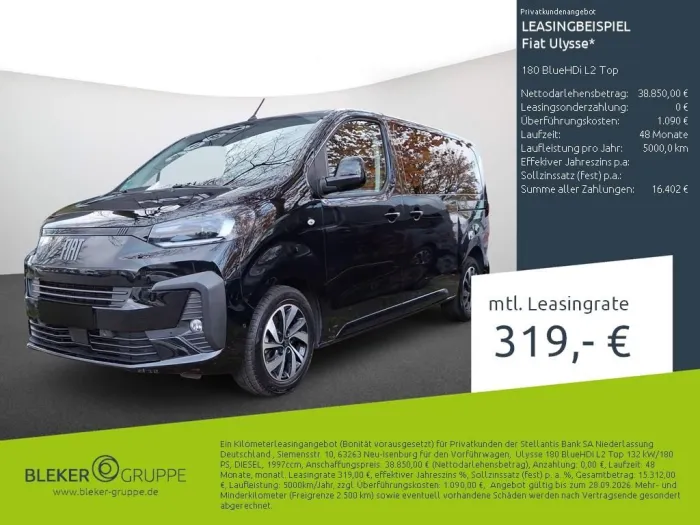 Fiat Ulysse 180 BlueHDi L2 Top