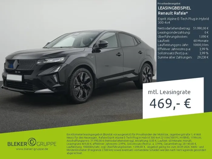 Renault Rafale Esprit Alpine E-Tech Plug in Hybrid 300 