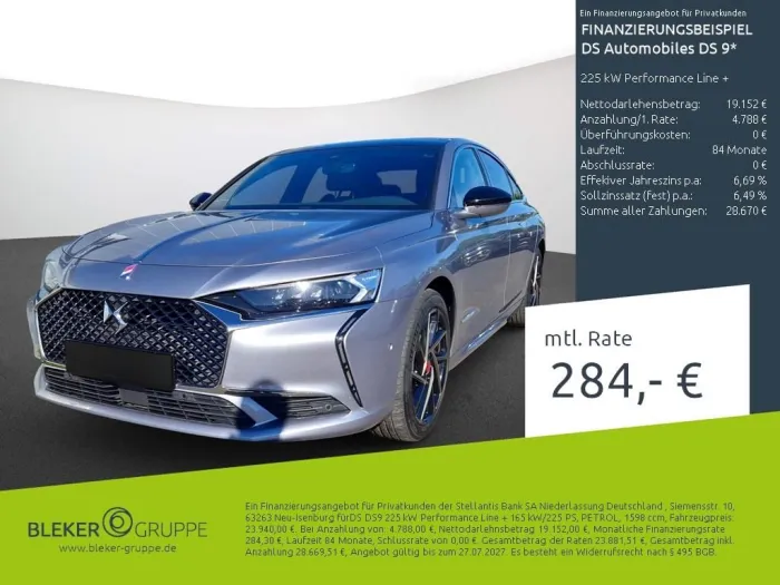 DS Automobiles DS9 225 kW Performance Line +