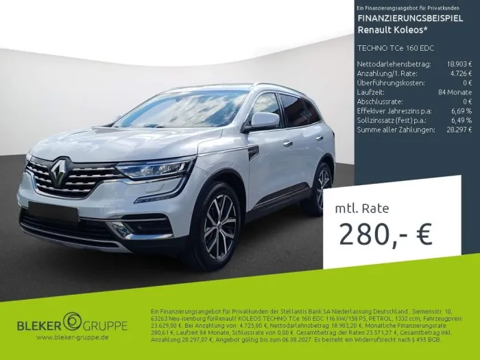Renault Koleos TECHNO TCe 160 EDC