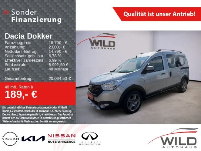 Dacia Dokker 1.3 TCe -130 - Stepway - Plus - Rückfahrk