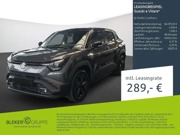 Suzuki e Vitara (61kWh) Comfort+