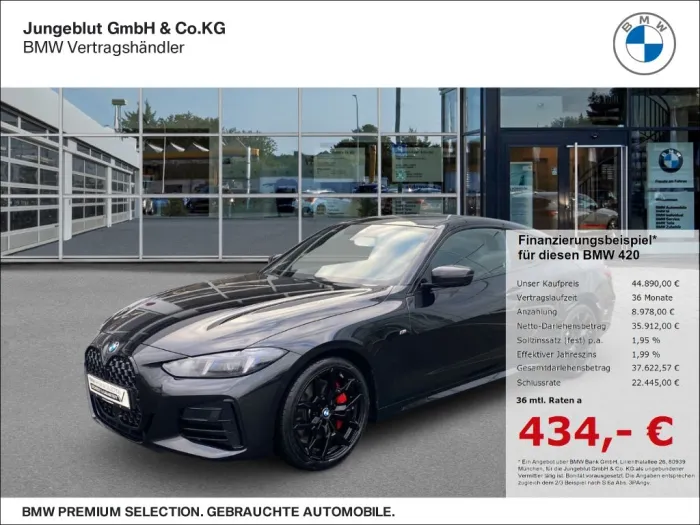 BMW 420 d Coupe M Sport Pro Sitzhzg./LiveCockpitPro/