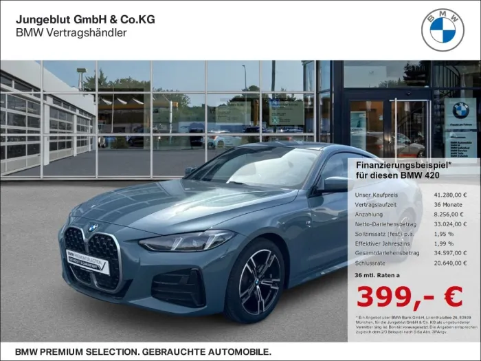 BMW 420 d Coupe M Sport DrivingAssist pro/ParkAssist
