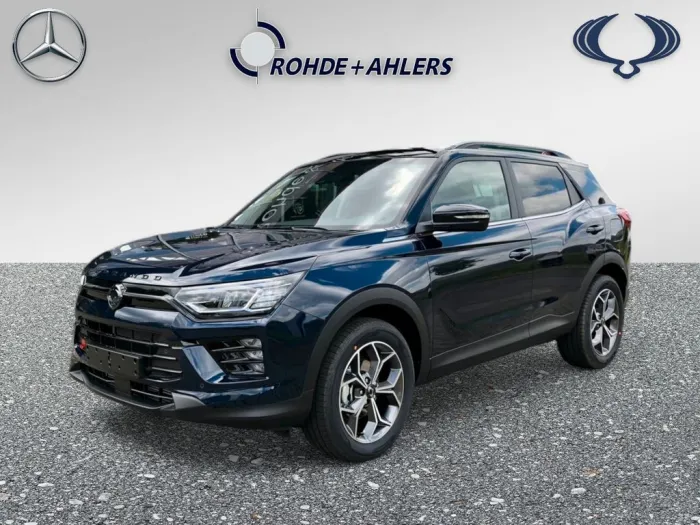 Ssangyong Korando BLACKLINE+TEILLEDER+KAMERA+LENKRADHZG.++