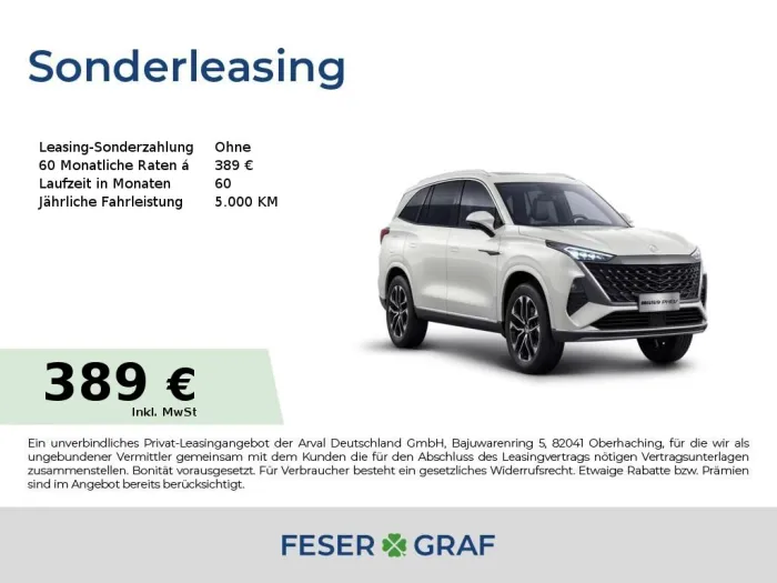 MGS9 PHEV Premium *Preis nur mit Finanzierung*