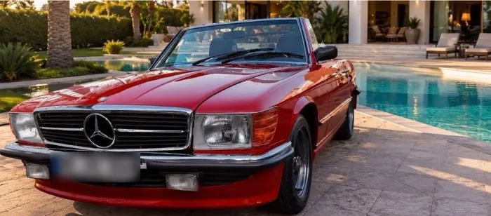 Mercedes-Benz Mercedes SL R107 H AMG line V8 Oldtimer