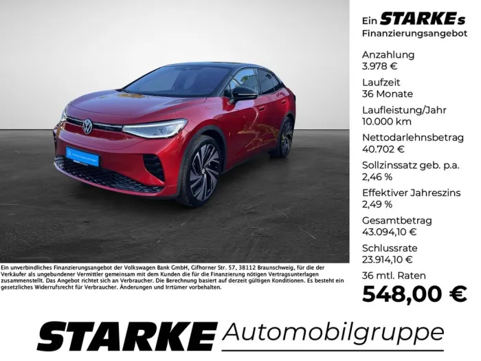 Volkswagen ID.5 GTX 4M  Panodach Navi LED Kamera Schiebedac