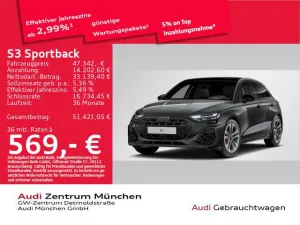 Audi S3 Sportback TFSI S tronic Pano/ACC/HuD/Navi+