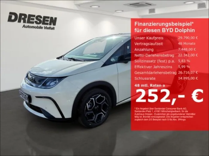 BYD Dolphin 60,4 kWh Design  Panorama/Sitzheizung/36