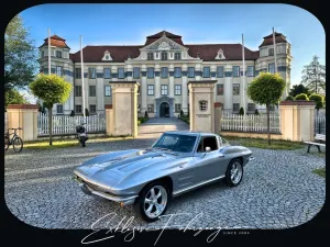 Corvette C2 Stingray-Satin Silver-nur 75.770mls-Sammlung-