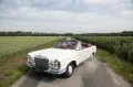Mercedes-Benz 280SE 3.5 Cabriolet papyrusweiss/rot, Klima, eFH