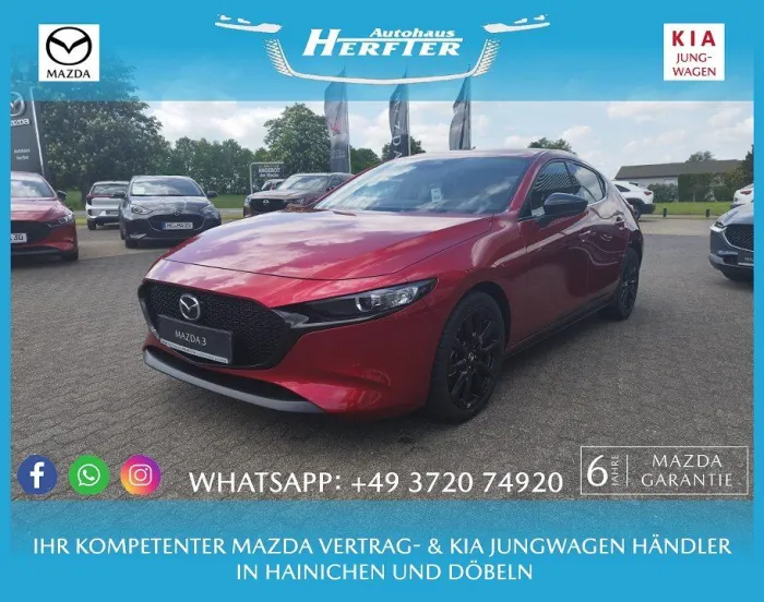 Mazda 3 HOMURA VOLL-LED RÜCKF-K SITZ-HZ INDUKT-L HEAD-