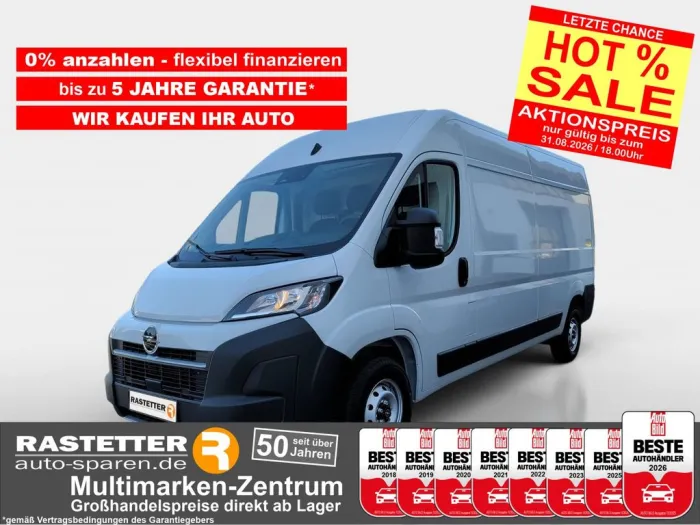 Opel Movano Kasten 35 L3H2 140 CarPlayNavi+Techno7+Ei