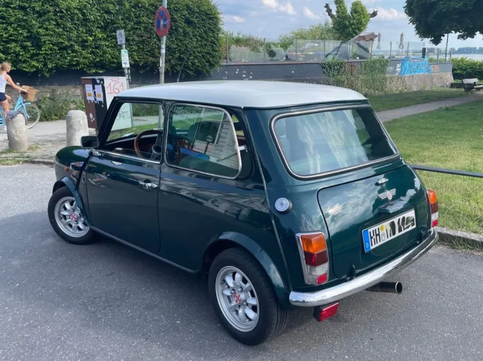 Rover Mini Cooper 1,3 SPI 1992, grünes Leder