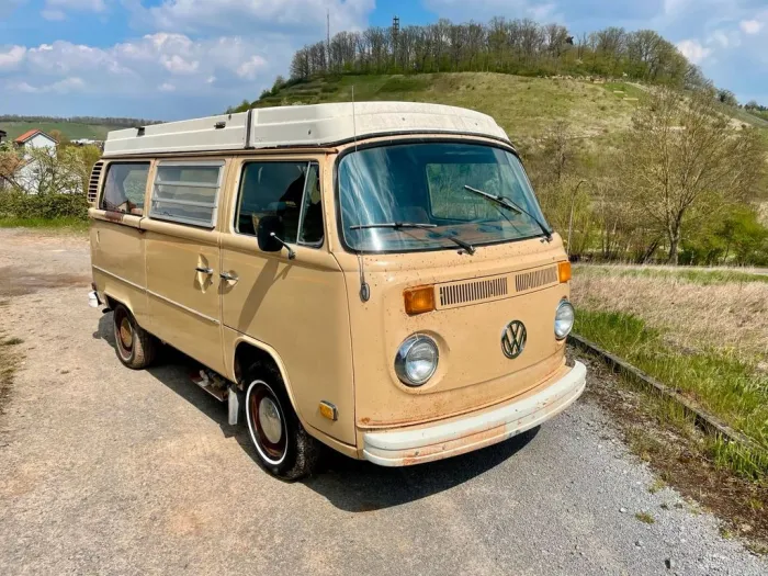 Volkswagen VW T2 Westfalia 1977 beige Automatik Origi...