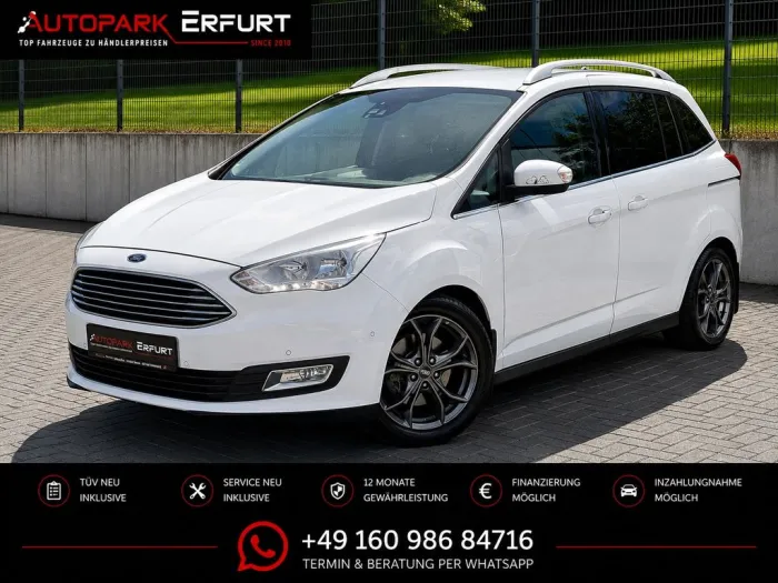 Ford Grand C-Max Titanium 7-Sitzer*Klima*Navi*Temp*Ph