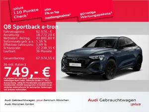 Audi Q8 Sportback e-tron 55 qu. S line Pano/LuftFed/A