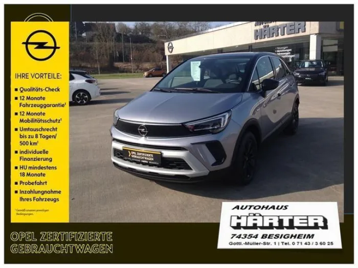 Opel CROSSLAND 1.2 Turbo Elegance Navi Kamera PDC V H