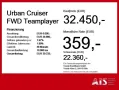 Toyota Urban Cruiser FWD Teamplayer