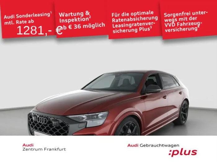 Audi RS Q8 NACHT+360+HUD+RS-AGA+WANK+PANO+B&Oadvanced