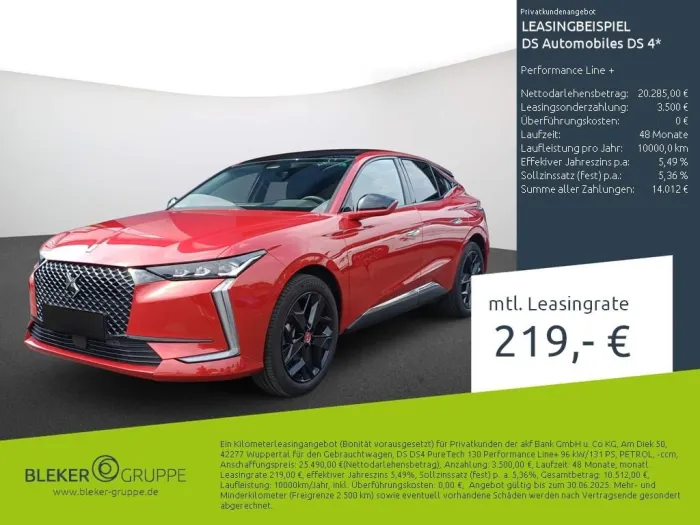 DS Automobiles DS4 Performance Line +