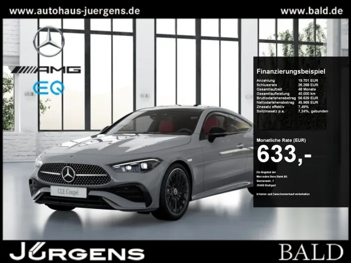 Mercedes-Benz CLE 450 4M Coupé AMG-Sport/Technik/Pano/Stdhz/20