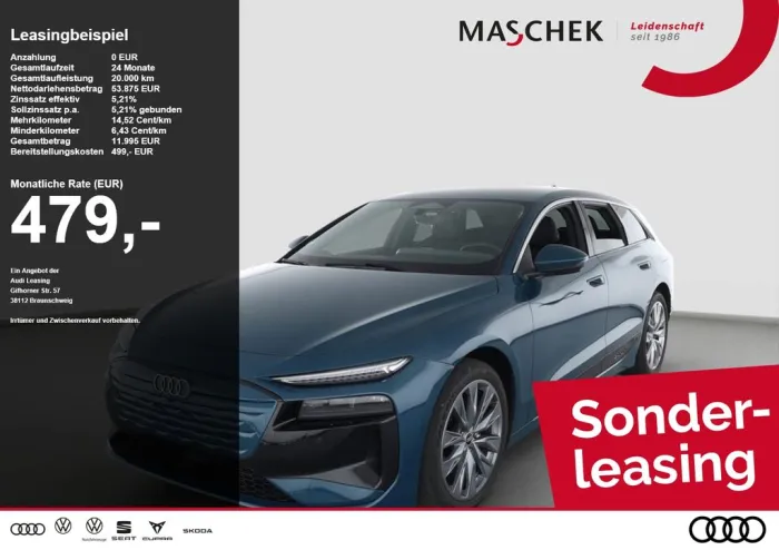 Audi A6 e-tron Avant S line AHK Memory Matrix LM20 0.