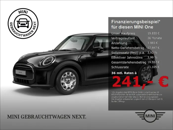 MINI One Classic Trim Parkassistant Sitzheizung Conne
