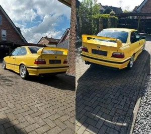 BMW E36 328i Coupe Dakargelb TÜV 2027 nur EXPORT