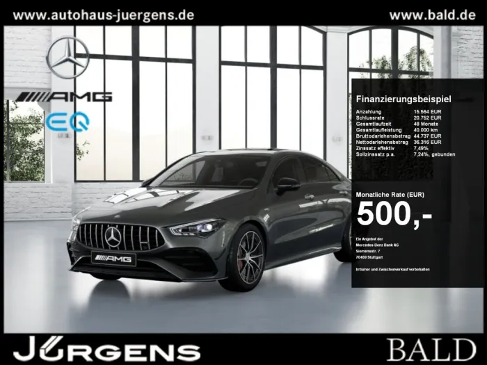 Mercedes-Benz CLA 35 AMG 4M Premium/Pano/Aero/MLB/Night/Ambi