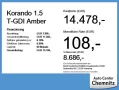 Ssangyong Korando 1.5 T-GDI Amber KlimaA/SHZ/PDC/KameraLM