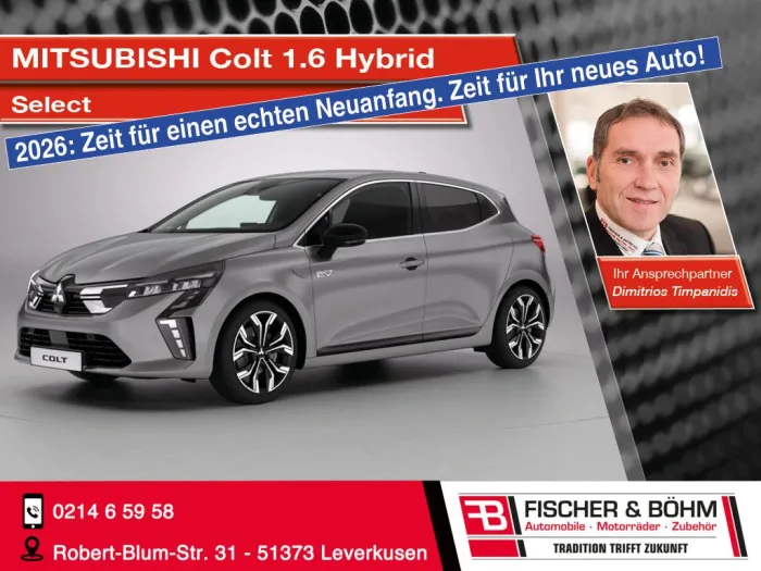 Mitsubishi Colt 1.6 Hybrid Select