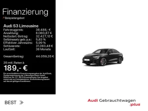 Audi S3 Limousine Matrix, B&O, Navi, Kamera