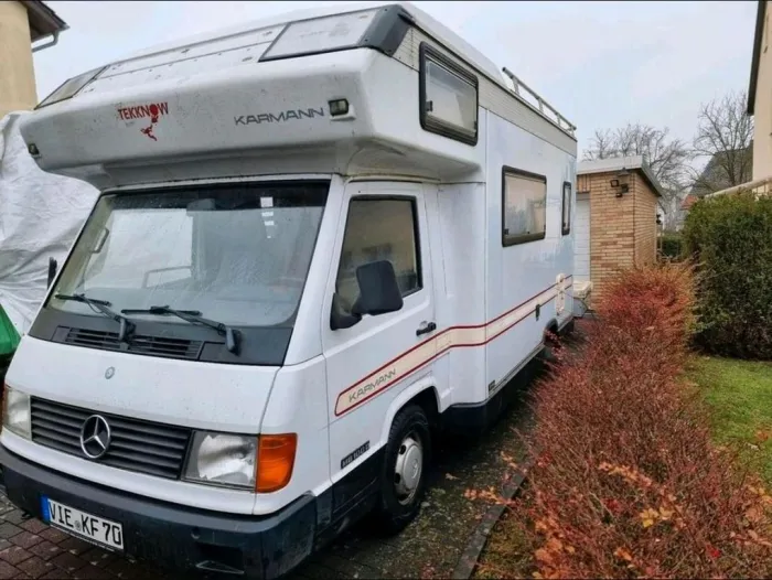 Mercedes-Benz Wohnmobil Mercedes Benz MB 100 Diesel karm...