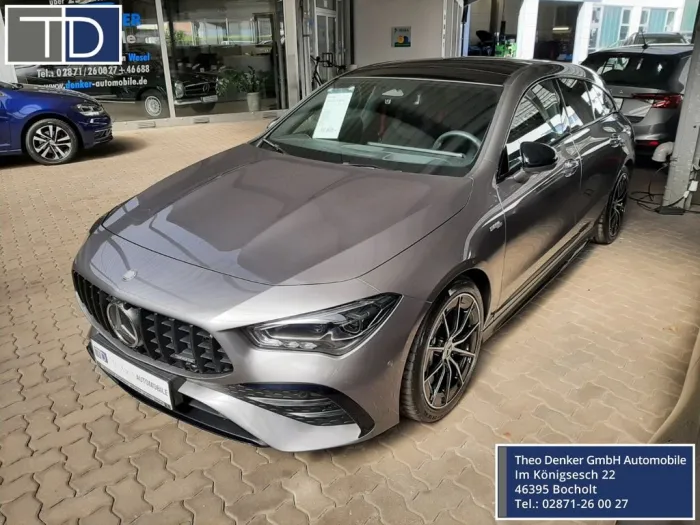 Mercedes-Benz CLA 35 AMG Shooting Brake Pano Night II Head Up 