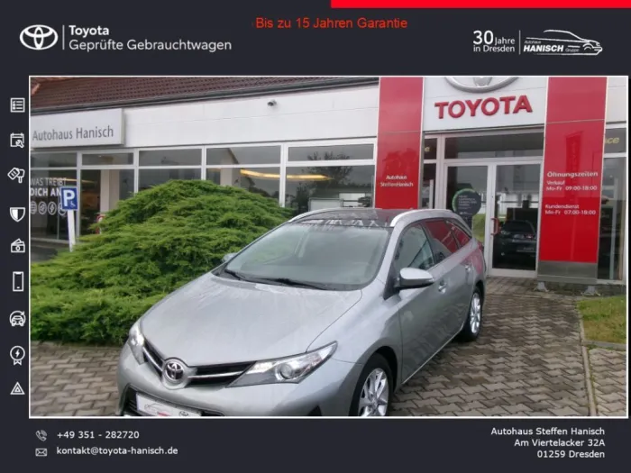 Toyota Auris 1.6  TS  Life Plus +Glasdach+RFK+Klima+